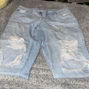 YMI Men's Light Blue Ripped Jeans